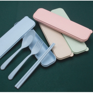 小麥色餐具組3件套